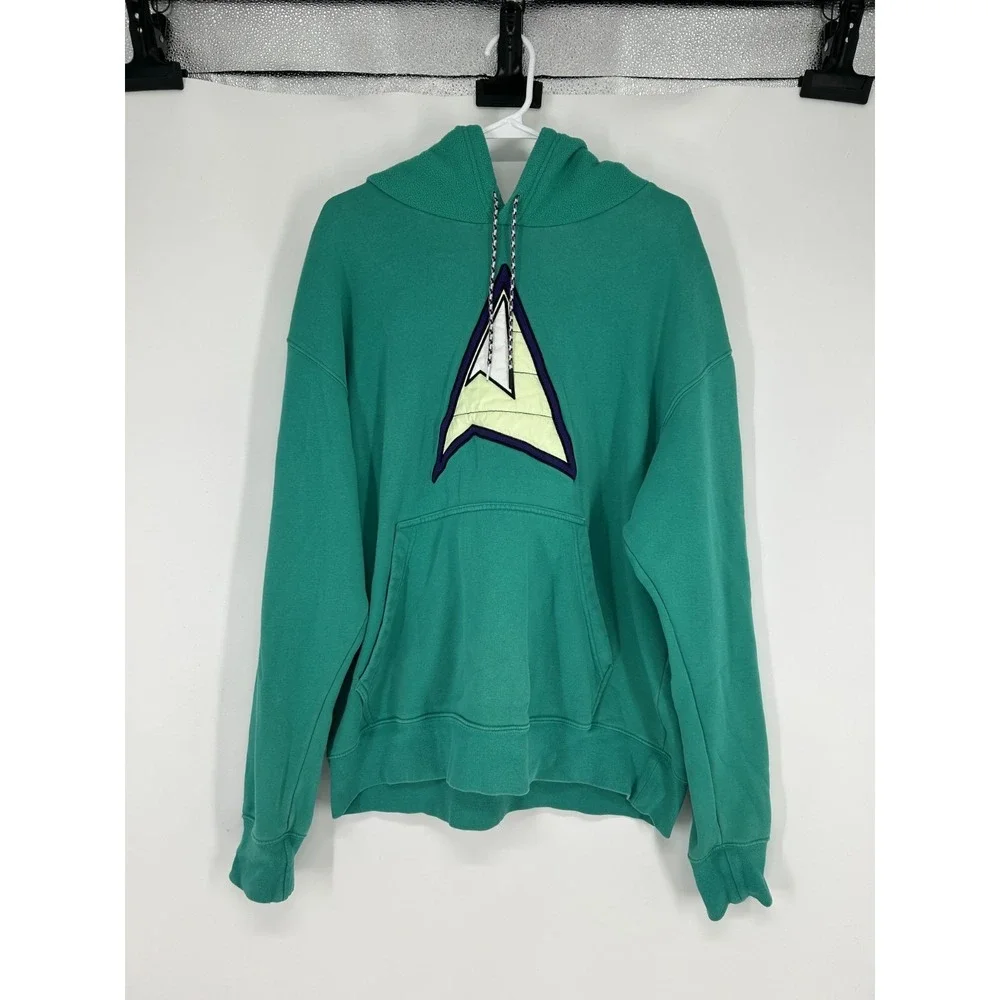 Jordan‎ Winter Utility Fleece Hoodie Mens XL Green Graphic Sweatshirt CT3489-370